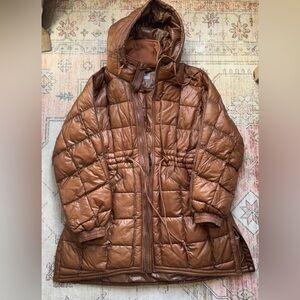 Free People Movement Patricia Packable Poncho Puffer